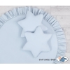 2tlg Kissen-Set - blau  für Babybett für Geflochtene Bettschlange