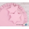 2tlg Kissen-Set - rosa für Babybett oder Babyzimmer