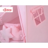 3tlg Kissen-Set - rosa