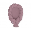 2 in 1 Babynest Geflochten - pastellviolett