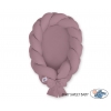 2 in 1 Babynest Geflochten - pastellviolett