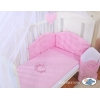 Baby Bettwäsche Set für Babybett 3-tlg - Chic hell rosa