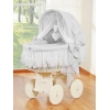 Baby Bollerwagen mit Haube - Amelie grau