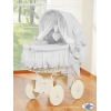 Baby Bollerwagen mit Haube - Amelie grau