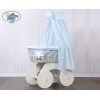 Baby Bollerwagen mit Himmel Isabella nr 70202-909*