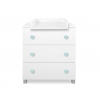 Baby Kommode mit Wickelaufsatz Classic  6001