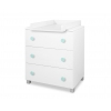 Baby Kommode mit Wickelaufsatz Classic  6001