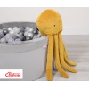 Baby Kuscheltier Krake - honiggelb