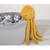 Baby Kuscheltier Krake - honiggelb