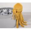 Baby Kuscheltier Krake - honiggelb