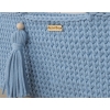 Baby Moseskorb Geflochten Boho - Blau