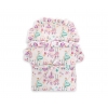 Baby-Puppen-Wickeltuch - Ballerinen lila