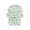 Baby-Puppen-Wickeltuch - Igel Minze