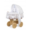 Holz und Weide Stubenwagen für Babys