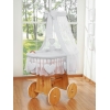 Stubenwagen mit Himmel grau Bezug für Babys Junge