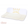 Baby Wickelauflage auf Wickeltisch - Little Prince/Princess creme