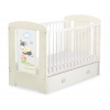 Babybett 120x60cm Esel Luca mit Schublade MAXI