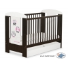 Babybett 120x60cm Eulen mit Schublade STANDARD