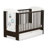 Babybett 120x60cm Eulen mit Schublade STANDARD