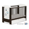 Babybett 120x60cm Eulen mit Schublade STANDARD