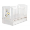 Babybett 120x60cm Eulen mit Schublade STANDARD
