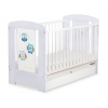 Babybett 120x60cm Eulen mit Schublade STANDARD