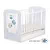 Babybett 120x60cm Eulen mit Schublade STANDARD