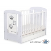 Babybett 120x60cm Eulen mit Schublade STANDARD