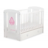 Babybett 120x60cm Glamour mit Schublade MAXI 10