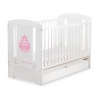 Babybett 120x60cm Glamour mit Schublade STANDARD