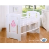 Babybett 120x60cm Glamour Weiß nr 5015-07-2