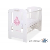 Babybett 120x60cm Glamour Weiß nr 5015-07-2