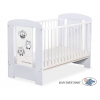 Babybett 120x60cm Grau Eulen 5017-06-430