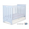 Babybett 120x60cm Lorenzo III mit Schublade STANDARD