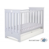 Babybett 120x60cm Lorenzo III mit Schublade STANDARD