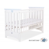 Babybett 120x60cm Lorenzo III weiß/blau