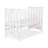 Babybett 120x60cm Lorenzo III weiß/blau