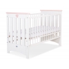 Babybett 120x60cm Lorenzo III weiß/lachs