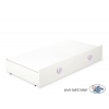 Babybett 120x60cm Lorenzo III weiß/lila mit Schublade MAXI