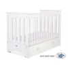 Babybett 120x60cm Lorenzo III weiß mit Schublade MAXI