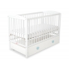 Babybett 120x60cm mit Herzen mit Schublade MAXI