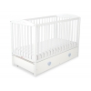 Babybett 120x60cm mit Herzen mit Schublade MAXI