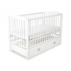 Babybett 120x60cm mit Herzen mit Schublade MAXI