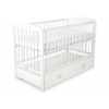 Babybett 120x60cm mit Herzen mit Schublade MAXI