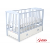 Babybett 120x60cm mit Herzen mit Schublade MAXI
