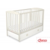 Babybett 120x60cm mit Herzen mit Schublade MAXI