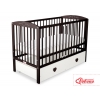 Babybett 120x60cm mit Herzen mit Schublade MAXI