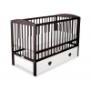 Babybett 120x60cm mit Herzen mit Schublade MAXI