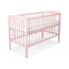 Babybett 120x60cm mit Herzen nr 5003-01 - puderrosa