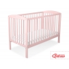 Babybett 120x60cm mit Herzen nr 5003-01 - puderrosa